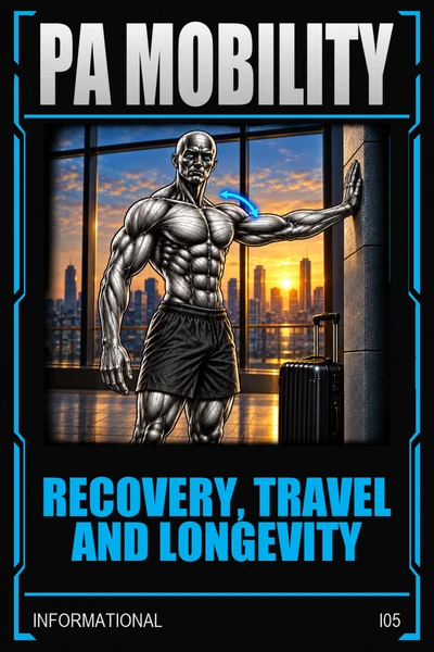 Cover of the Recovery, Travel & Longevity PDF, Final v1.0