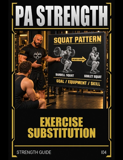 Cover of the Exercise Selection & Substitutions PDF