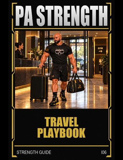 Cover of the Travel Strength: The Hotel Gym Playbook PDF