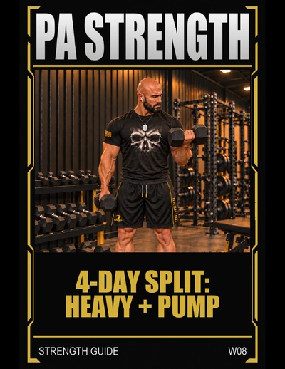 Cover of the Heavy + Pump workout PDF