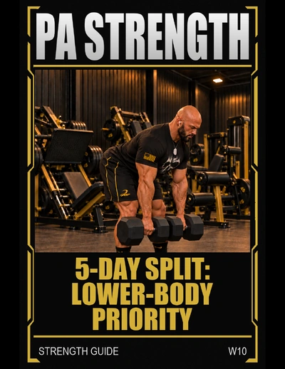 Cover of the Lower-Body Priority workout PDF