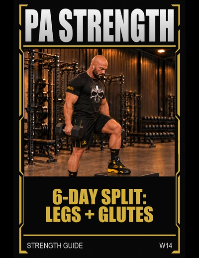 Cover of the Legs + Glutes workout PDF